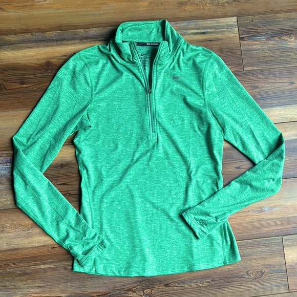 Nike quarter zip pullover green XS - Picture 1 of 3